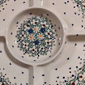 Manufaktura Polish Pottery Divided Dish